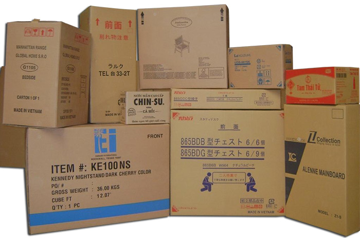 Sản xuất bao bì carton in ấn logo theo yêu cầu tại Đồng Nai
